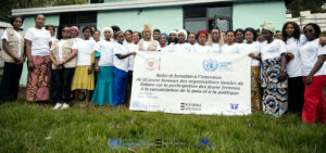 Atelier de Formation des Jeunes Femmes à Kabare sur leur participation active à la consolidation de la paix et à la politique.